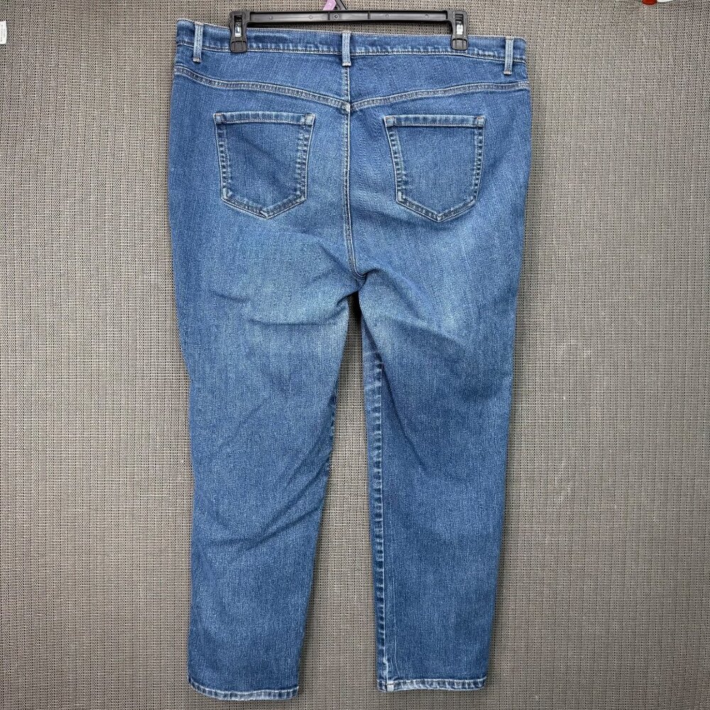 Gloria Vanderbilt 18W Amanda Classic Tapered Leg Jeans Stretch Denim Medium Wash - Picture 2 of 9